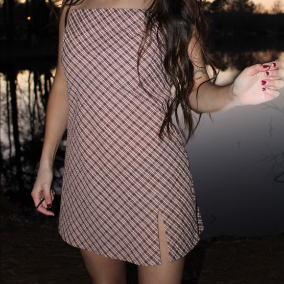 Princess Polly Plaid Dress - Picture 4 of 4